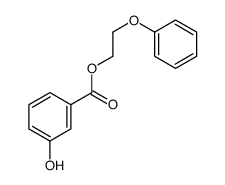 2-phenoxyethyl 3-hydroxybenzoate结构式
