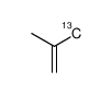 3-13C-2-methylpropene Structure