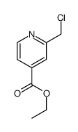 ETHYL 2-(CHLOROMETHYL)ISONICOTINATE structure