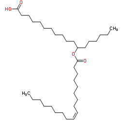12-[(9Z)-9-Octadecenoyloxy]octadecanoic acid Structure