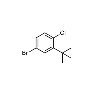 4-溴-2-(叔丁基)-1-氯苯结构式