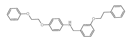 N-[3-(Phenethyloxy)benzyl]-4-(2-phenoxyethoxy)-aniline Structure