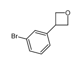 3-(3-溴苯基)氧杂环丁烷结构式