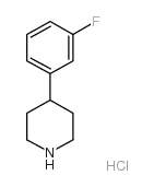 4-(3-FLUOROPHENYL)PIPERIDINE HYDROCHLORIDE Structure