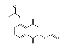 2,5-diacetoxy-[1,4]naphthoquinone结构式