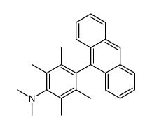 4-anthracen-9-yl-N,N,2,3,5,6-hexamethylaniline Structure