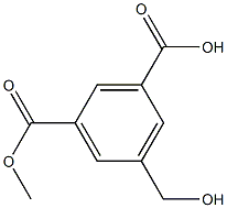 3-(hydroxymethyl)-5-(methoxycarbonyl)benzoic acid Structure