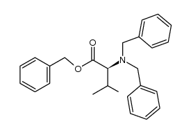 (S)-benzyl 2-(dibenzylamino)-3-methylbutanoate结构式