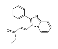 methyl (E)-3-(2-phenylimidazo[1,2-a]pyridin-3-yl)acrylate Structure
