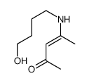 4-(4-hydroxybutylamino)pent-3-en-2-one Structure