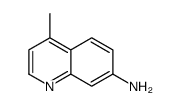 4-甲基-7-喹啉胺结构式