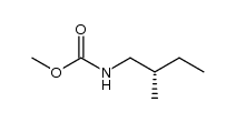 N-methyloxycarbonyl-2-methylbutylamine Structure