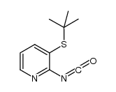 3-(tert-butylthio)-2-isocyanatopyridine Structure