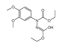 ethyl N-(3,4-dimethoxyphenyl)-N-(ethoxycarbonylamino)carbamate结构式