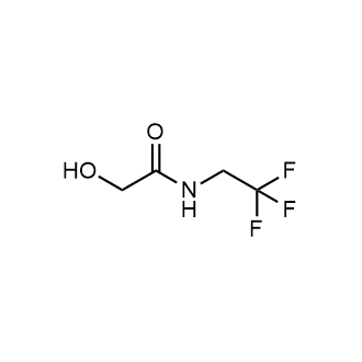 2-羟基-N-(2,2,2-三氟乙基)乙酰胺结构式