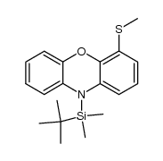 10-(tert-butyldimethylsilyl)-4-(methylthio)-10H-phenoxazine Structure