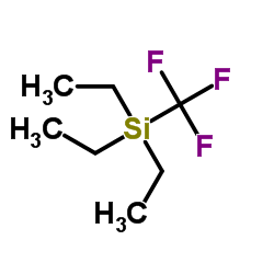 Triethyl(trifluoromethyl)silane Structure