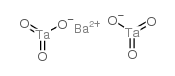 barium tantalum oxide Structure
