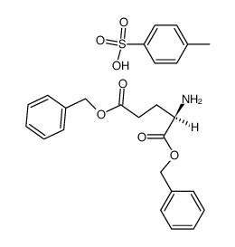 D-glutamic acid dibenzyl ester p-toluenesufonate salt Structure