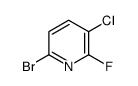 6-Bromo-3-chloro-2-fluoropyridine structure