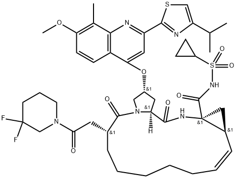 Deldeprevir (ACH-2684) Structure