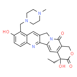 (S)-9-(4-METHYL-1-PIPERAZINYL)METHYL-10-HYDROXYCAMPTOTHECIN structure