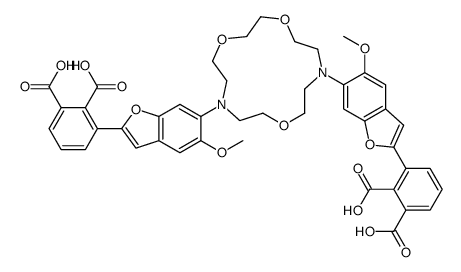 sodium binding benzofuran phthalate Structure