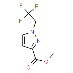 methyl 1-(2,2,2-trifluoroethyl)-1H-pyrazole-3-carboxylate Structure