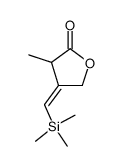 3-methyl-4-((trimethylsilyl)methylene)dihydrofuran-2(3H)-one Structure