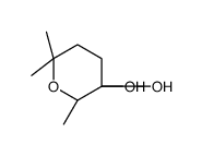 (5R,8S)-2,2,4-trimethyl-3-oxabicyclo[2.2.2]octane-5,8-diol结构式