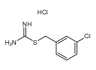 S-(3-chloro)benzylisothiouronium chloride Structure