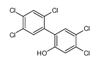 4,5-dichloro-2-(2,4,5-trichlorophenyl)phenol Structure