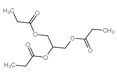 三丙酸甘油酯结构式