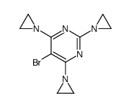 2,4,6-tris(aziridin-1-yl)-5-bromopyrimidine Structure