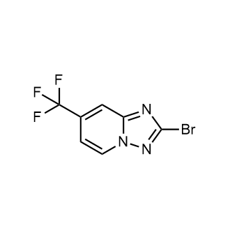 2-溴-7-(三氟甲基)-[1,2,4]三唑并[1,5-a]吡啶结构式