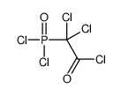 2,2-dichloro-2-dichlorophosphorylacetyl chloride Structure