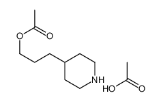 3-(4-Piperidinyl)propyl acetate acetate (1:1)结构式
