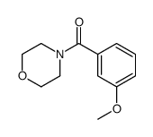 (3-methoxyphenyl)-morpholin-4-ylmethanone Structure
