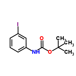 (3-碘苯基)氨基甲酸叔丁酯结构式