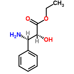 (2R,3S)-3-苯基异丝氨酸乙酯结构式