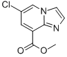 6-Chloro-imidazo[1,2-a]pyridine-8-carboxylic acid methyl ester hydrochloride Structure