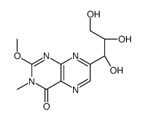 2-methoxy-3-methyl-7-[(1R,2R)-1,2,3-trihydroxypropyl]pteridin-4-one Structure