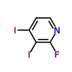 2-氟-3,4-二碘吡啶结构式