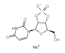 尿苷 2',3'-环磷酸酯结构式