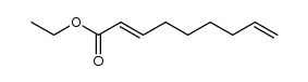 ethyl nona-2,8-dienoate结构式