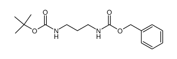 N-(tert-butoxycarbonyl)-N'-(benzyloxycarbonyl)-1,3-propanediamine Structure