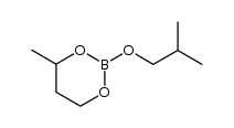 2-isobutoxy-4-methyl-1,3,2-dioxaborinane结构式