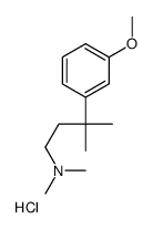 3-(3-methoxyphenyl)-N,N,3-trimethylbutan-1-amine,hydrochloride Structure