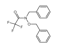 2,2,2-trifluoro-N-(phenylmethoxy)-N-benzylacetamide结构式