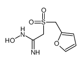 2-[(2-呋喃基甲基)磺酰基]-n-羟基盐酸乙脒结构式